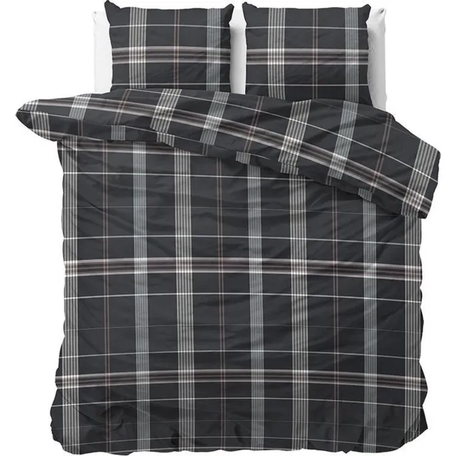 Dreamhouse Flanel Bruce - Dekbedovertrekset - Lits-Jumeaux - 240x200/220 + 2 kussenslopen 60x70 - Taupe