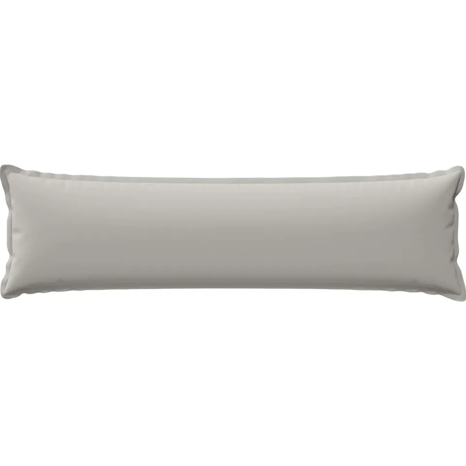 vidaXL Kussensloop HOUTEN Grijs 40 x 145 cm Polyester, foto 4