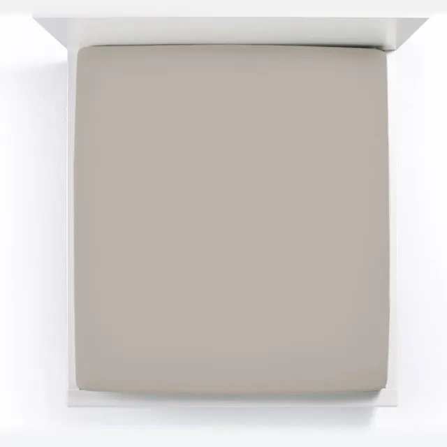 Bella Donna Jersey La Piccola Topperhoeslaken 90x190-200 cm platina-0125