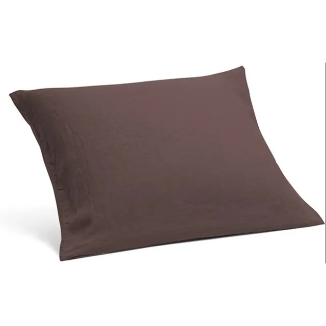 Yumeko kussensloop hennep/katoen roasted bruin 50x60 - Biologisch & ecologisch - 1 stuk Roasted Brown