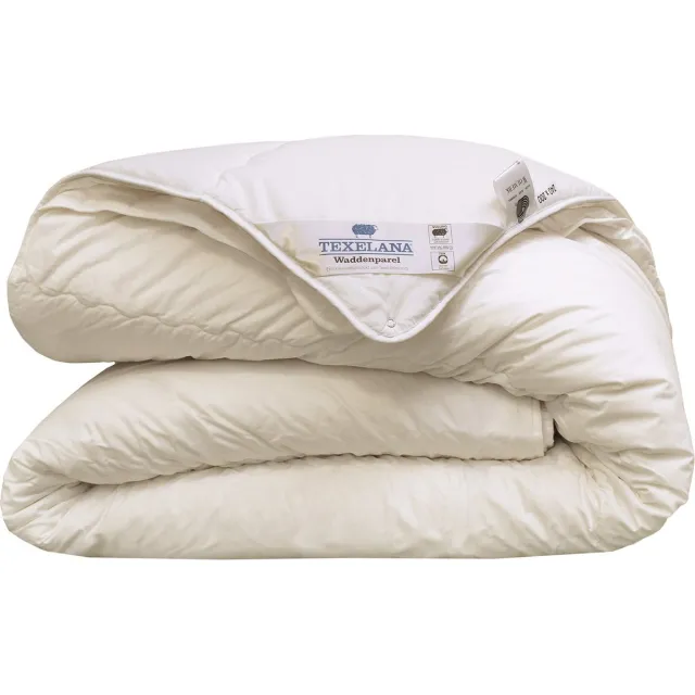 Texelana Waddenparel 4-seizoenen wollen dekbed | All season | 240x220 Wit