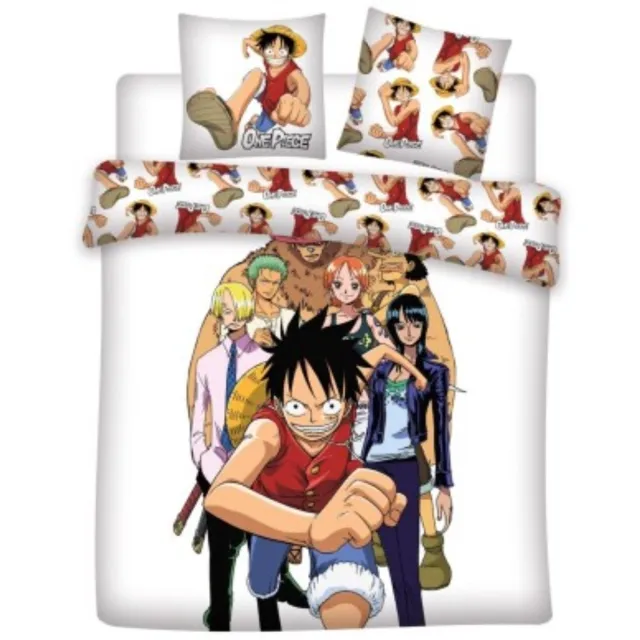 One Piece Dekbedovertrek 240 x 220 cm Polykatoen Wit