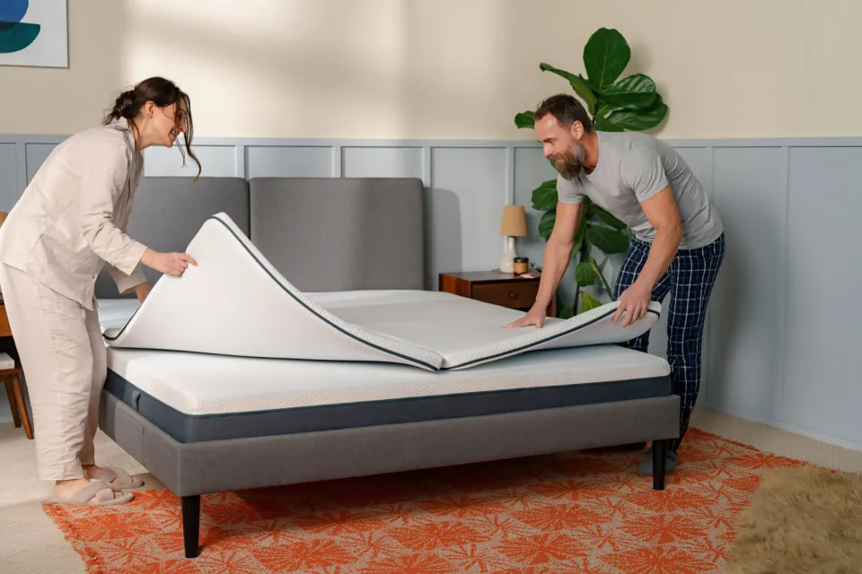 Original Topper 120 x 200 Emma Flip topper (120x200 cm) wit, foto 5