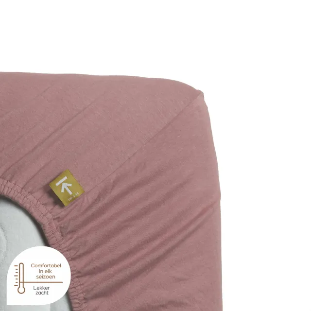 Beddinghouse jersey hoeslaken roze, foto 4