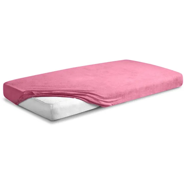 Matex Premium Serie - Frotte Hoeslaken - 130x190/140x200 cm - Roze