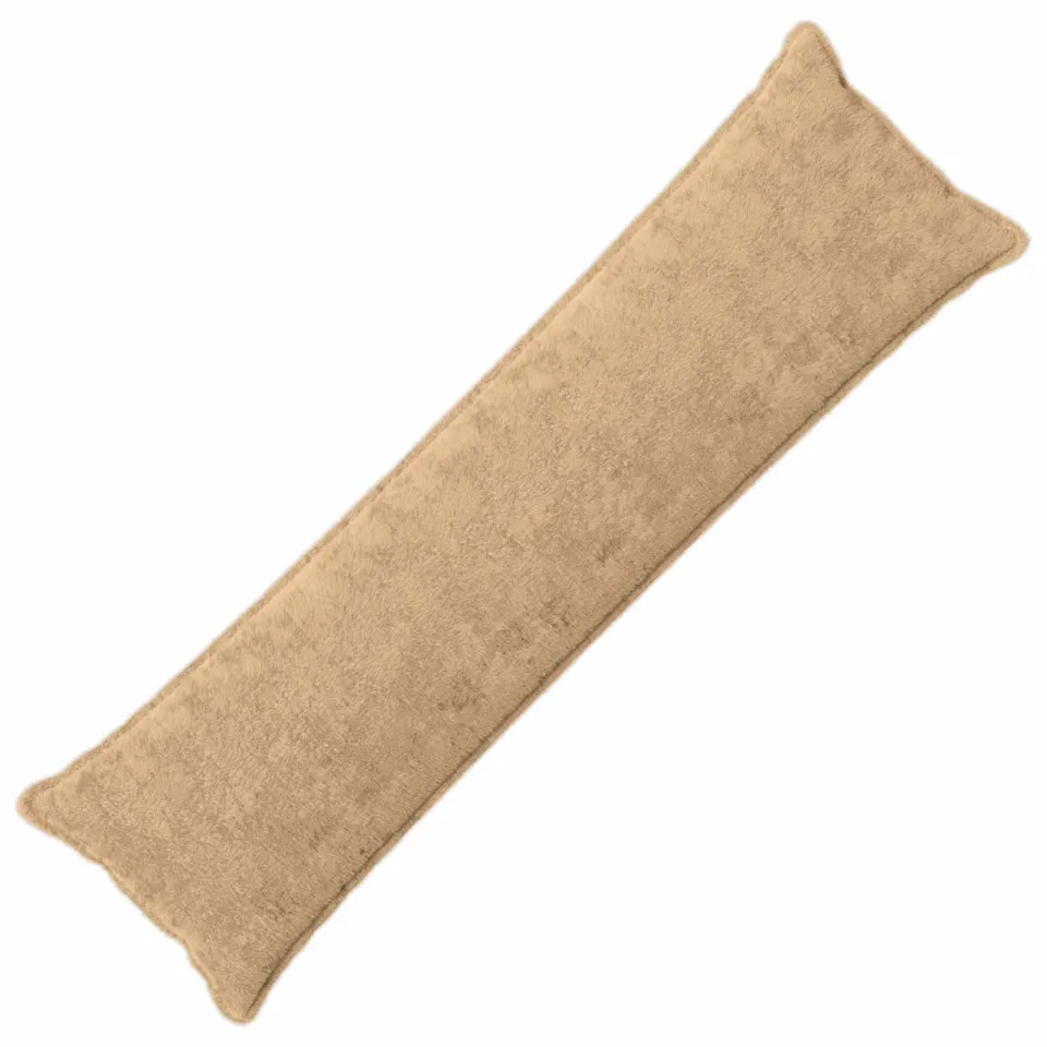 vidaXL Kussensloop HOUTEN Crèmekleurig 40 x 145 cm Nep Konijnenbont