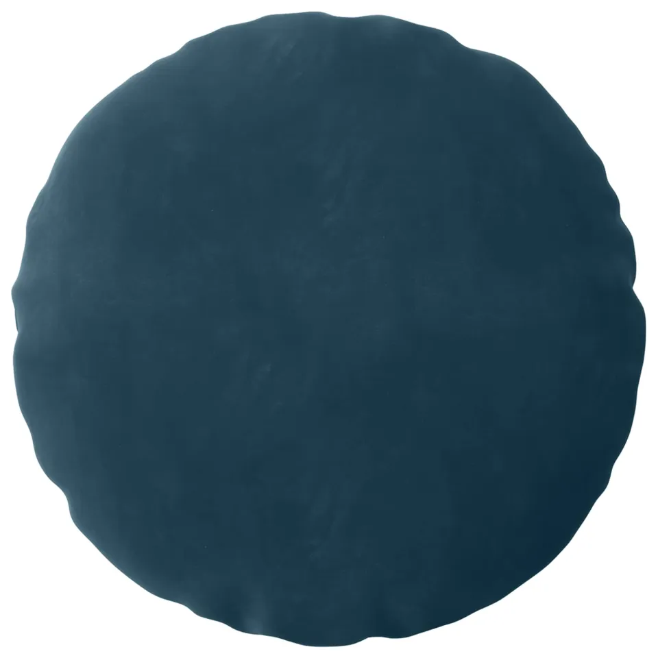 vidaXL Kussensloop 6 st HEERLEN Blauw Dia. 60 cm fluweel