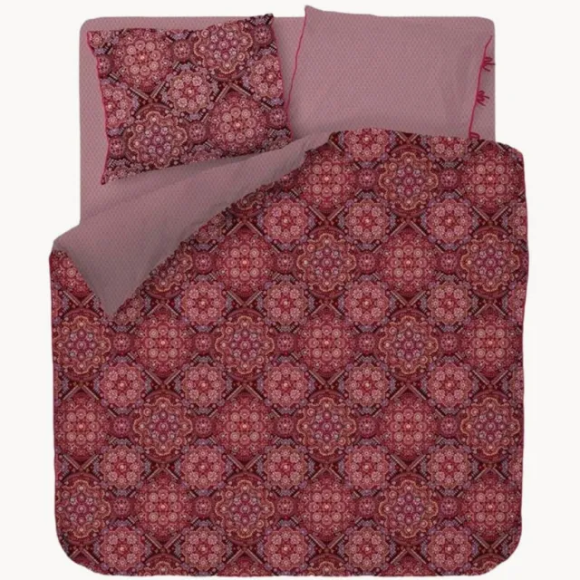 Pip Studio Katoenen twill dekbedovertreksetset Il Mosaico Rood