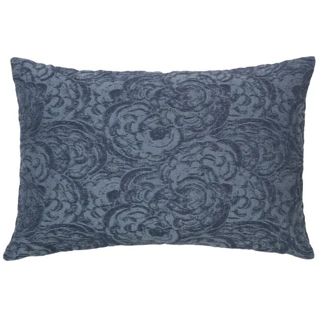 Broste Copenhagen MUSHROOM kussenhoes blauw