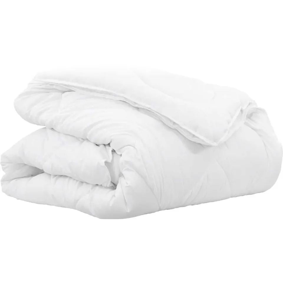 vidaXL 2-in-1 Dekbed 240 x 200 x 8 cm Winter Polyester Wit Ademend, foto 3