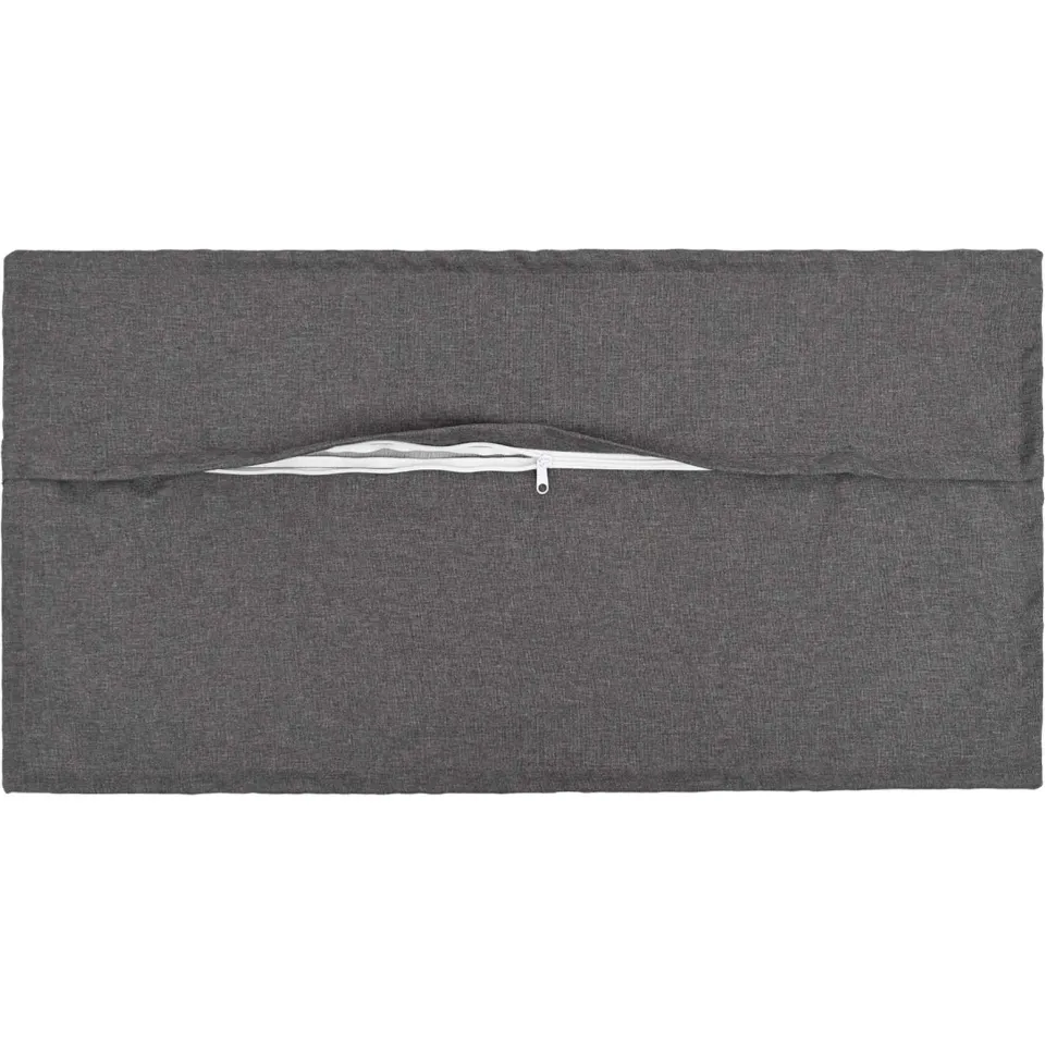 vidaXL Kussensloop 2 st HOUTEN Lichtgrijs 40 x 70 cm Faux Linnen, foto 4
