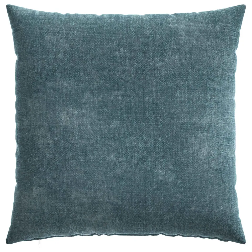 vidaXL Kussensloop 6 st HEERLEN Blauw 55 x 55 cm Chenille Stof, foto 3