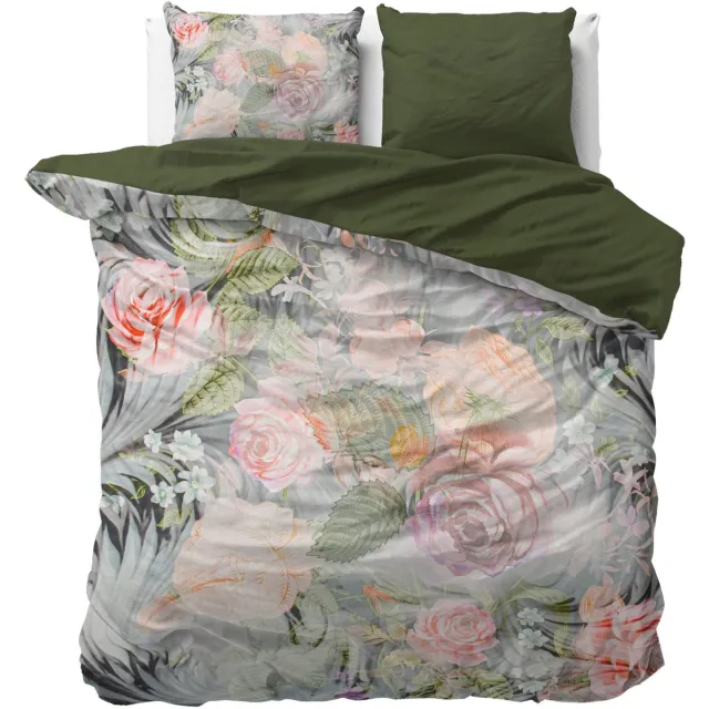 Dreamhouse dekbedovertrek Mystery Flower White 240 x 220 cm Wit