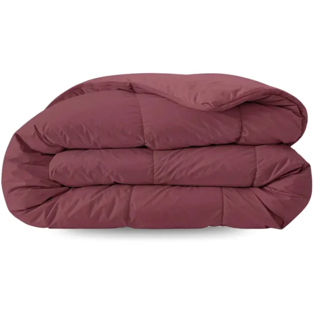 Zelesta Pure Uni Katoen Zomerdekbed - Bordeauxrood 240x200cm