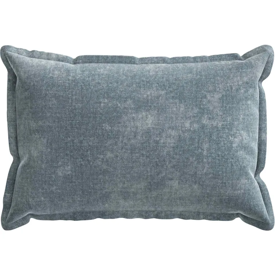 vidaXL Kussensloop 2 st HOUTEN Lichtblauw 30 x 50 cm Chenille Stof