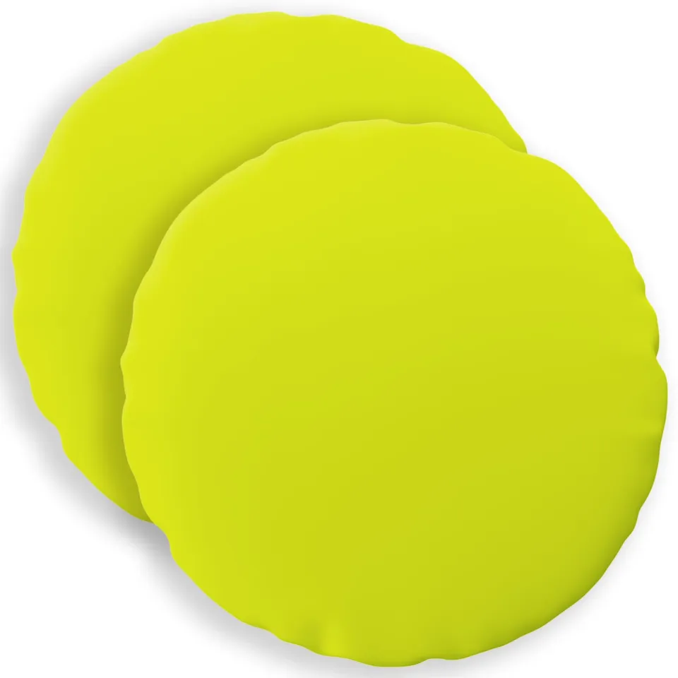 vidaXL Kussensloop 2 st HEERLEN Helder groen Dia. 60 cm Polyester