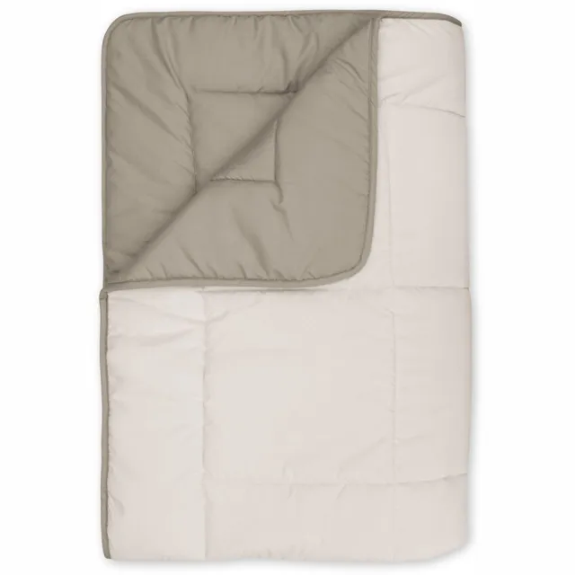 Walra Dekbed zonder overtrek Travel - 140x200 - 100% Polyester - Zand / Taupe