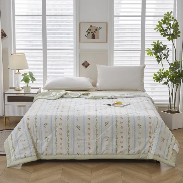 MeiLun Home Floral Lane Zomerdekbed zonder overtrek 200 x 230 cm - Dekbed - Vine Garden - Lichtgewicht Polyester Dekbed - Tweepersoons