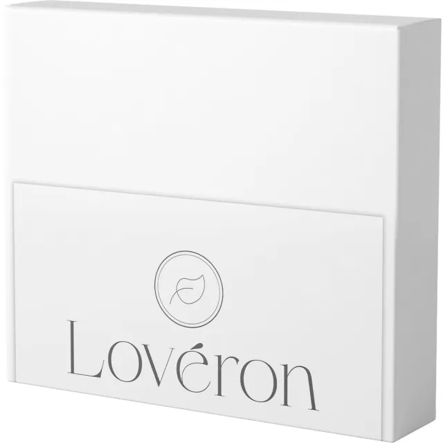 Lovéron kussensloop - Katoen-satijn - 2 stuks - 50x60 cm - Wit