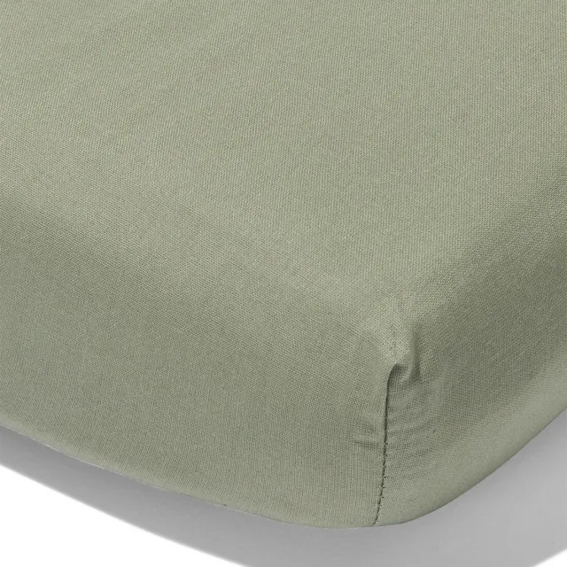 HEMA Topper hoeslaken zacht katoen groen (groen)