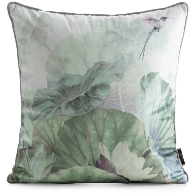 Eurofirany Decoratieve Kussensloop Velvet 45x45cm Groen met Rand