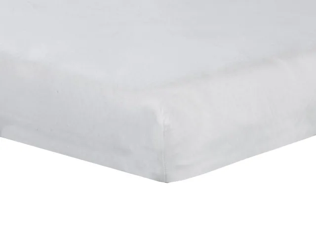 ABZ Hoeslaken jersey - 90x200 cm - Wit