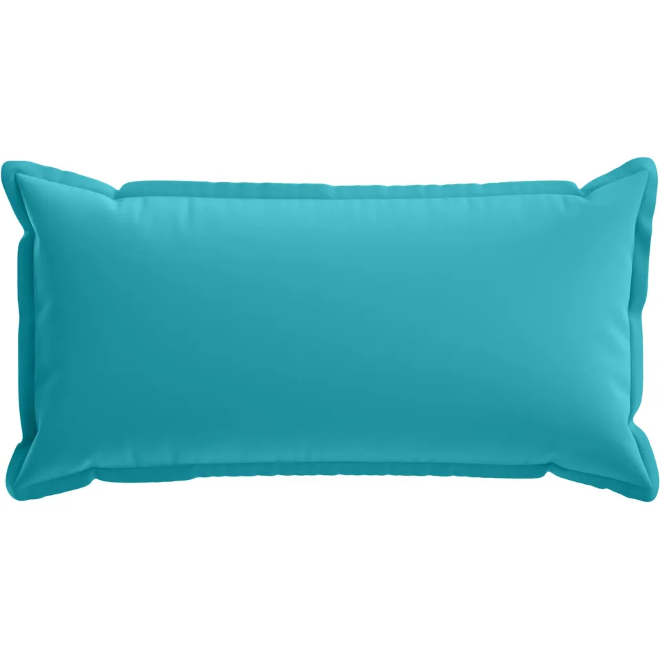 vidaXL Kussensloop 12 st HOUTEN Turquoise 40 x 80 cm Polyester