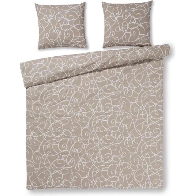 Day Dream Taco - Dekbedovertrek - Lits-jumeaux - 240x200/220 cm + 2 kussenslopen 60x70 cm - Sand Zand