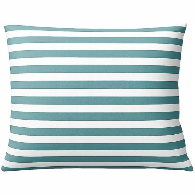 LOZKOHOLICY.PL Dekoratieve Kussensloop Eusebia Home Turkse Strijken 70x80cm Turquoise