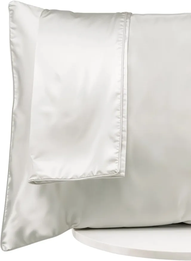 inSilk Zijden Kussensloop - Gebroken Wit - 80 x 50 cm - Premium Kwaliteit - inSilk - 100% Zijde - Hypoallergeen - Goed voor Huid en Haar