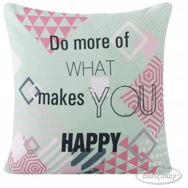 Eurofirany Decoratieve Kussensloop 40x40cm Helen - Geluk & Vreugde Multicolor