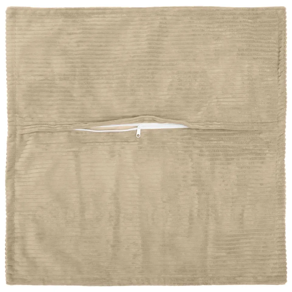 vidaXL Kussensloop 2 st HOUTEN Taupe 60 x 60 cm corduroy, foto 4