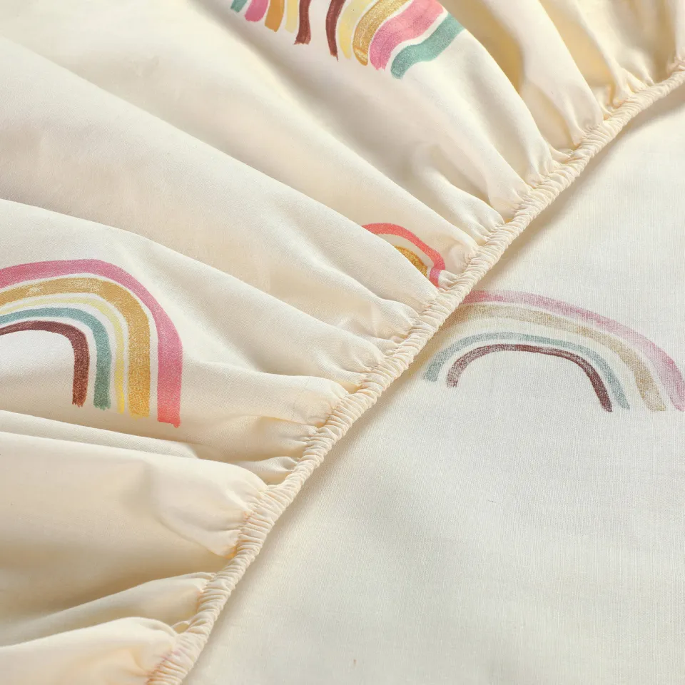 NOUS Kids katoenen hoeslaken Little Rainbow multi, foto 3