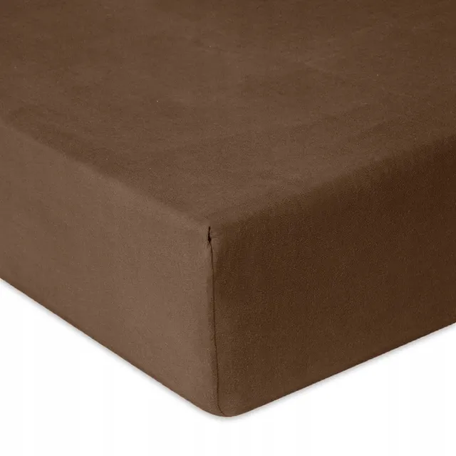 Matex Jersey Hoeslaken met Elastiek 110/ Premium Bruin