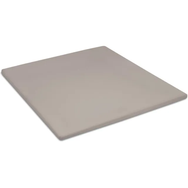 Cinderella Sundays Topper - Hoeslaken - 100% Katoen-Satijn - 2 Persoons - 200x200 cm - tot 15 cm - Taupe