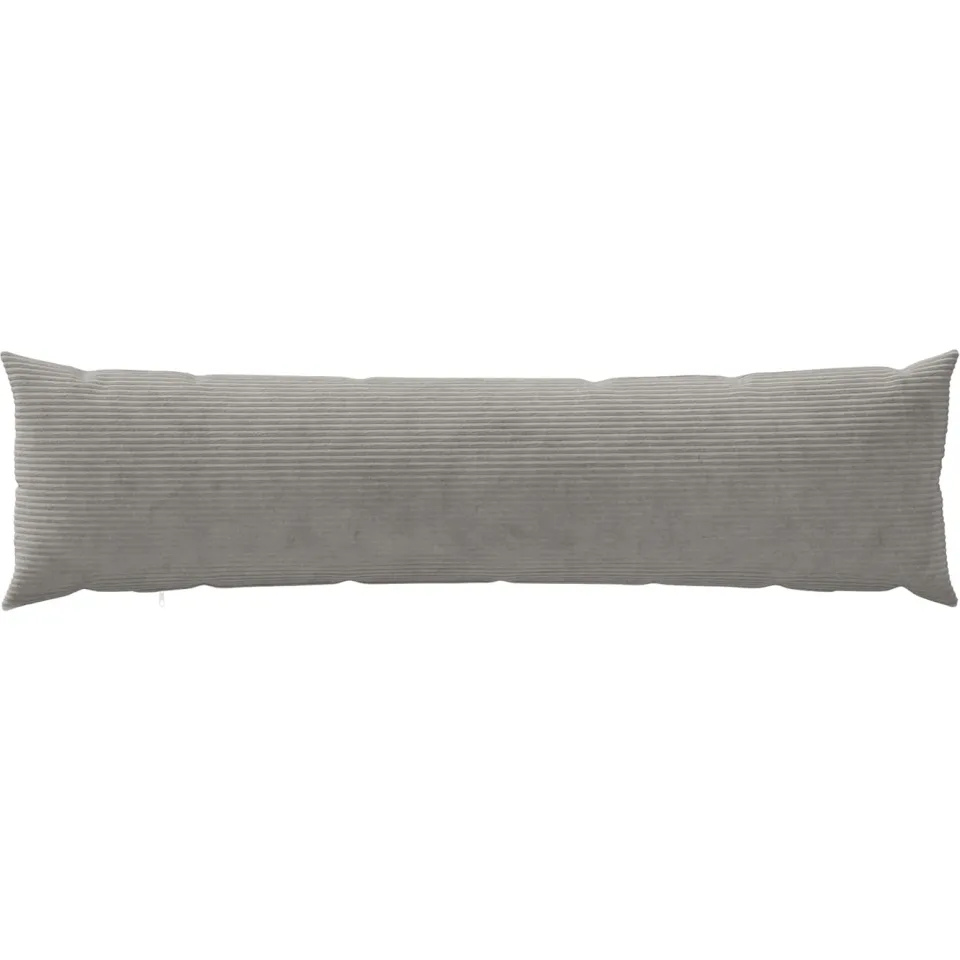 vidaXL Kussensloop 2 st HEERLEN Lichtgrijs 40 x 145 cm corduroy