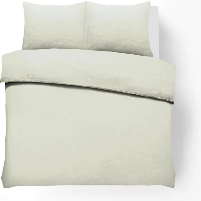 Husch Dekbedovertrek - Embossed Flower - 200x200/220 - Ecru