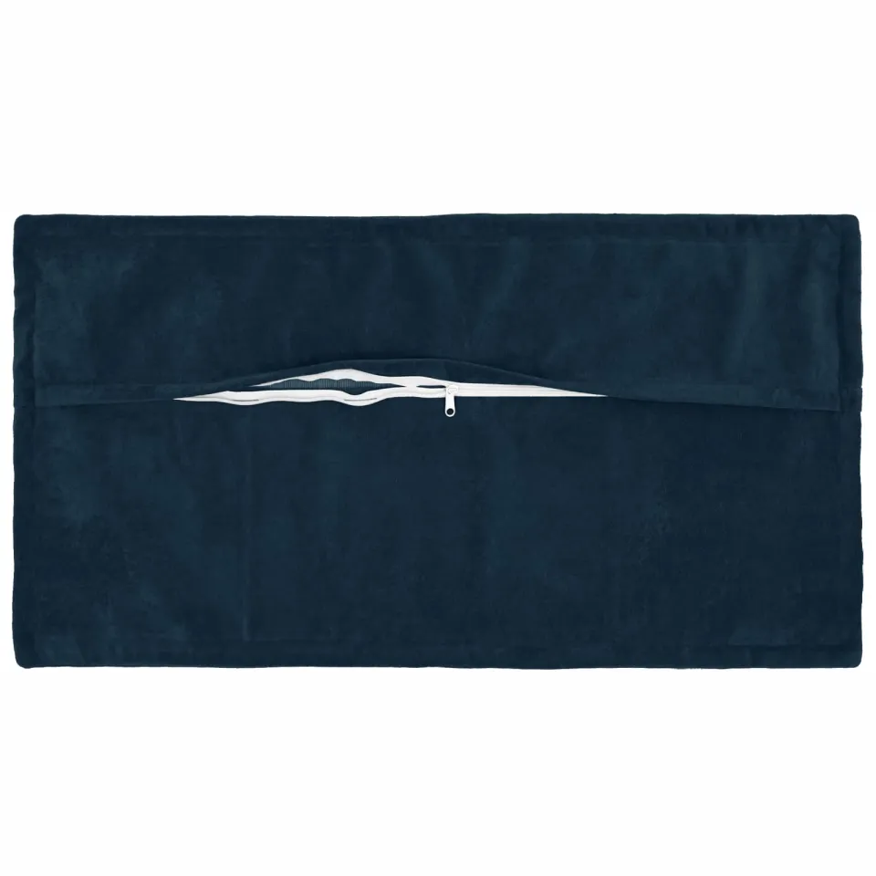 vidaXL Kussensloop 6 st HOUTEN Blauw 40 x 80 cm Microfiber Fleece, foto 3