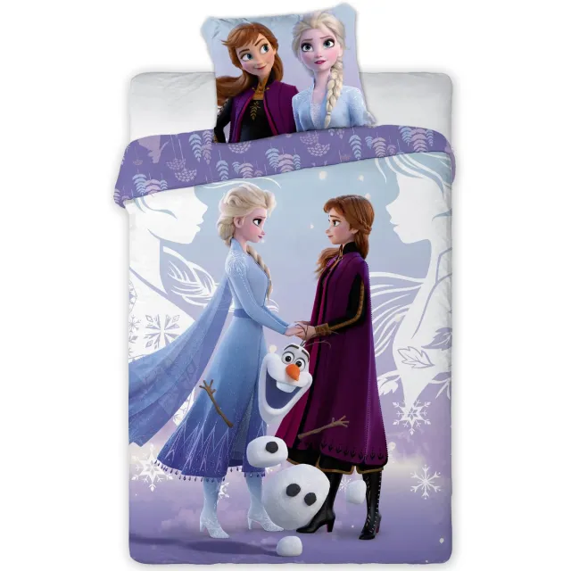 Disney Frozen Dekbedovertrek Sister - 140 x 200 cm / 70 x 90 cm - Katoen Lila