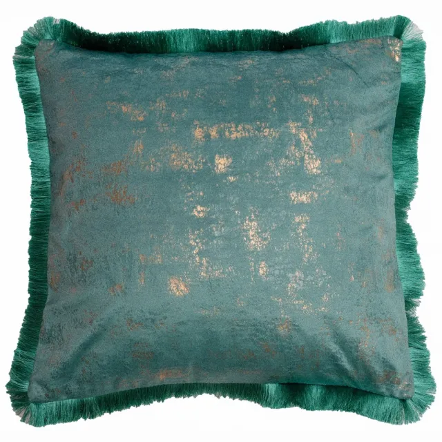 Chic Home Decoratieve Kussensloop OH MY CHIC2 45x45 Turkse Goudkleurige Turquoise Gold
