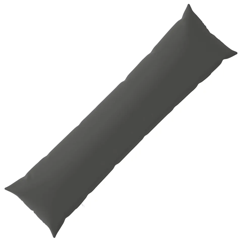vidaXL Kussensloop HEERLEN Antraciet 40 x 145 cm Polyester Anthraciet