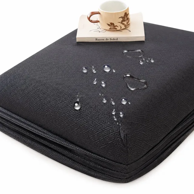 SWGOTA Waterdichte matrasbeschermhoes 99 x 190 cm - Zwart - Geborstelde stof - Hoeslakenmodel voor matrassen tot 30 cm hoog - 1 stuk