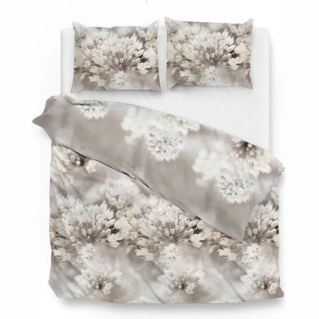 Zo! Home ZoHome Shanna Dekbedovertrek - Litsjumeaux - 240x200/220 cm - Taupe Grey