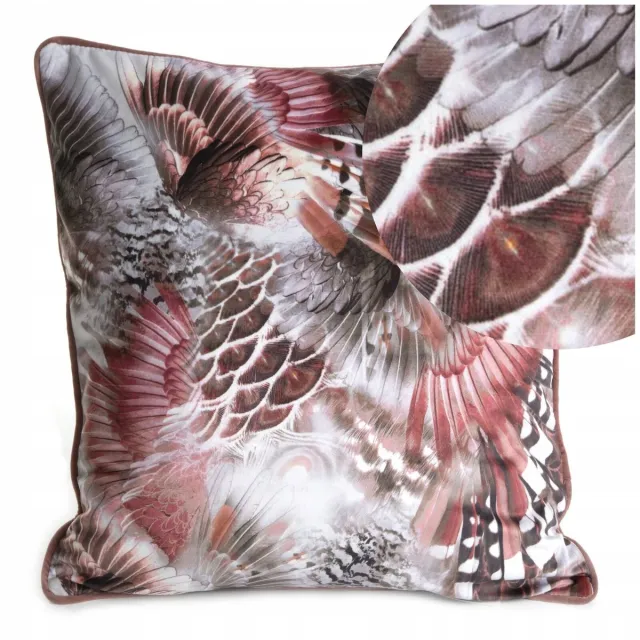 Eurofirany Decoratieve Kussenhoes Fluweel 45x45 cm - Stijlvol Woonaccessoire Zwart