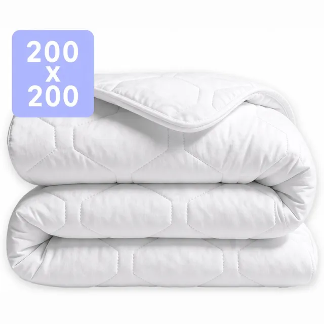 Zydante Eazzzy Dekbed Satijn 200x200cm - Snow White Zwart, Wit, Bruin, Taupe, Grijs, Zilver