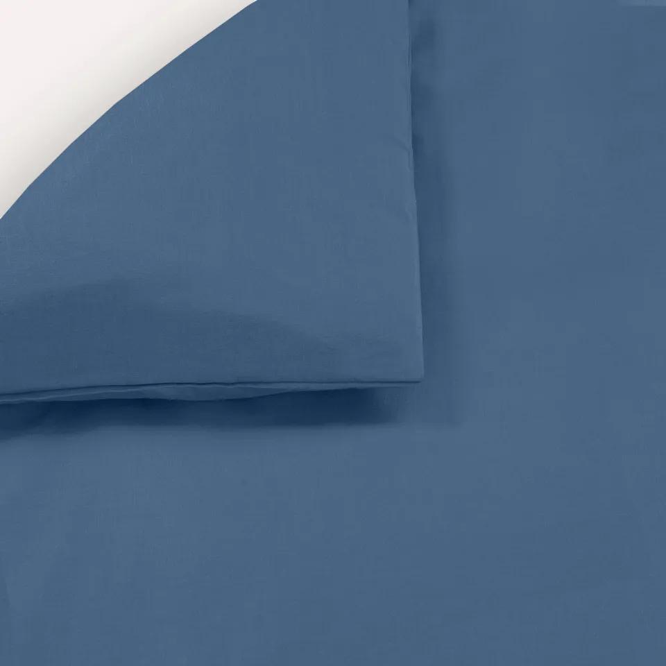 NOUS Kids basis dekbedovertrek kinderbed (120x150 cm) donkerblauw, foto 4