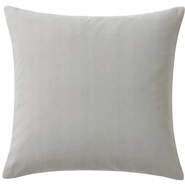 Fitizzio Katoenen Kussensloop 40x40 cm Grijs met Rits - Comfortabel en Duurzaam