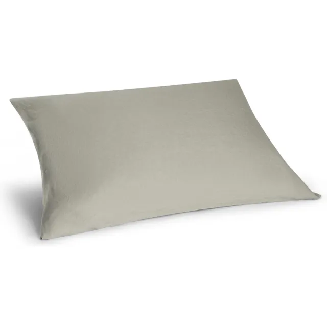 Yumeko kussensloop gewassen linnen mistig groen 70x90 - Biologisch & ecologisch - 1 stuk Misty Green