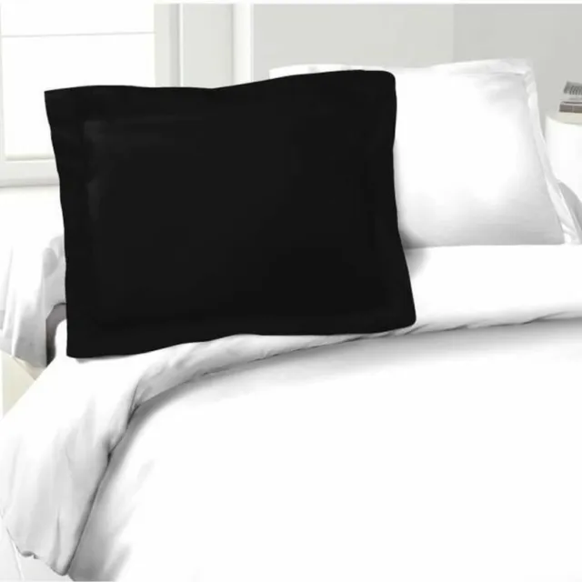 Kussensloop Lovely Home 100% katoen 2 Onderdelen Zwart (50 x 70 cm)