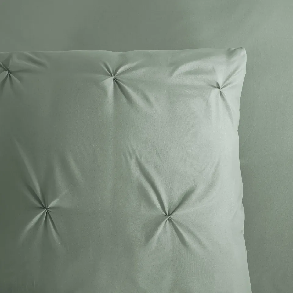 Pure polyester dekbedovertrek 2-persoons (200x220 cm) groen, foto 4